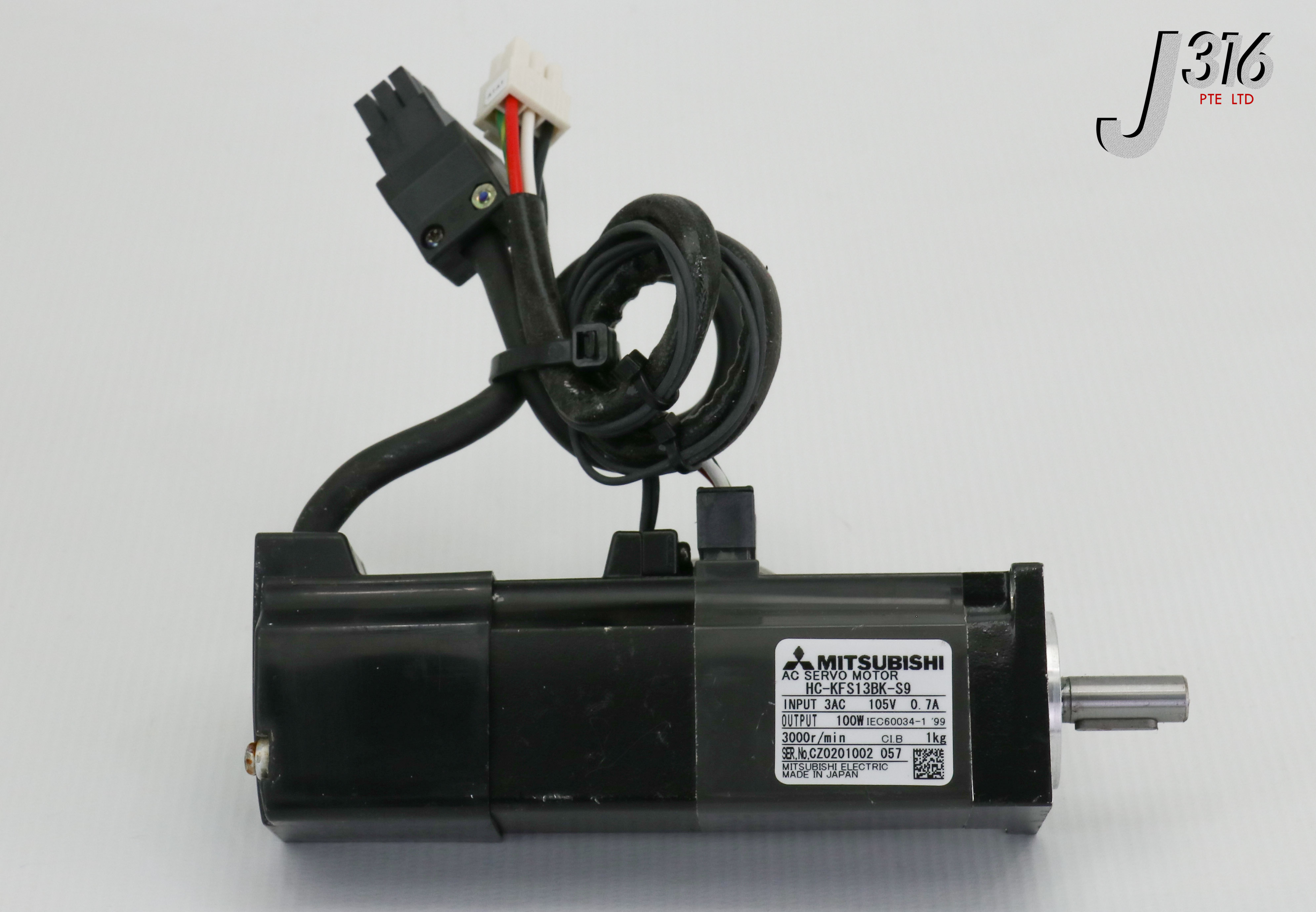 21829 MITSUBISHI AC SERVO MOTOR HC-KFS13BK-S9 | eBay